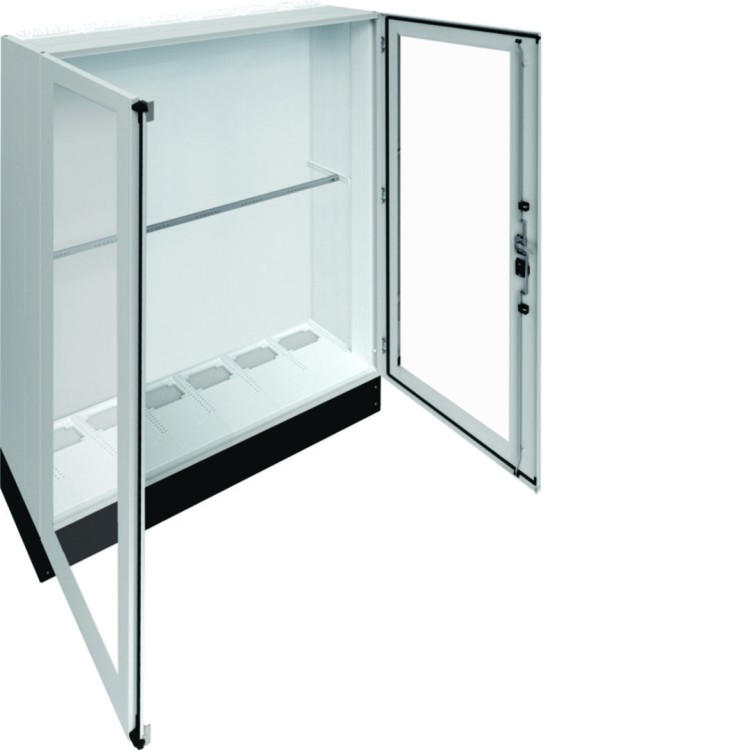 univers Rozdzielnica stojąca IP55/II 1550x1850x400 + cokół 200mm, drzwi transp. FR26U2 Hager