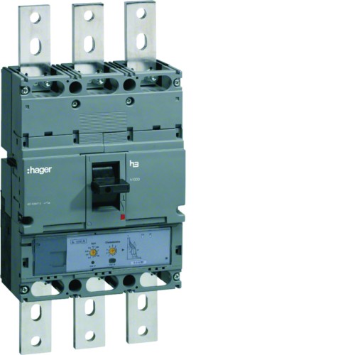 MCCB Wyłącznik mocy h1000 3P 70kA 1000A LSI HEE970H Hager