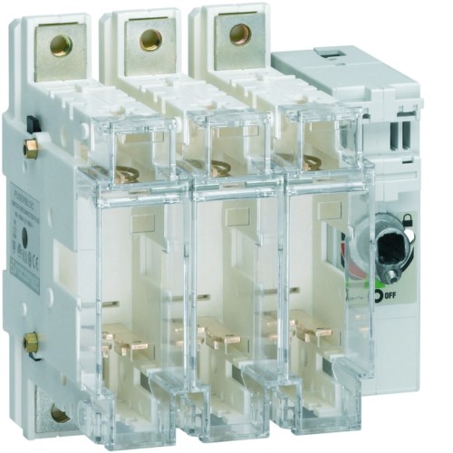 Rozłącznik izolacyjny z bezpiecznikami 3P NH00 160 A HFD316 Hager