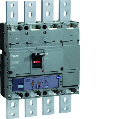 MCCB Wyłącznik mocy h1000 4P 50kA 800A LSI HNE801H Hager