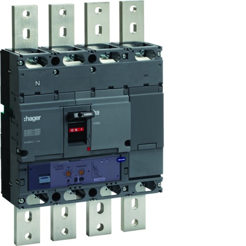 MCCB Wyłącznik mocy h1000 4P 50kA 1000A LSI HNE971H Hager