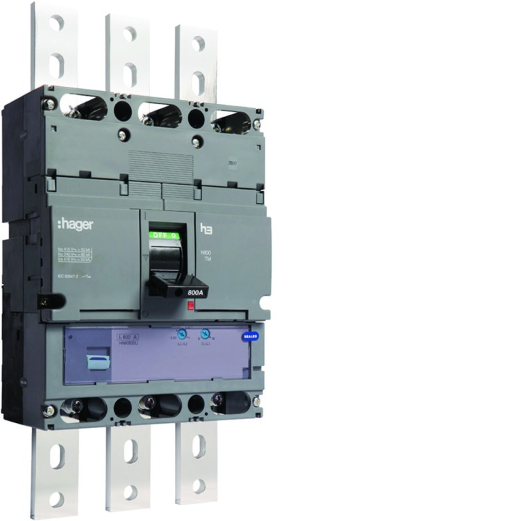 MCCB Wyłącznik mocy h800 3P 50kA 800A TM HNK800U Hager