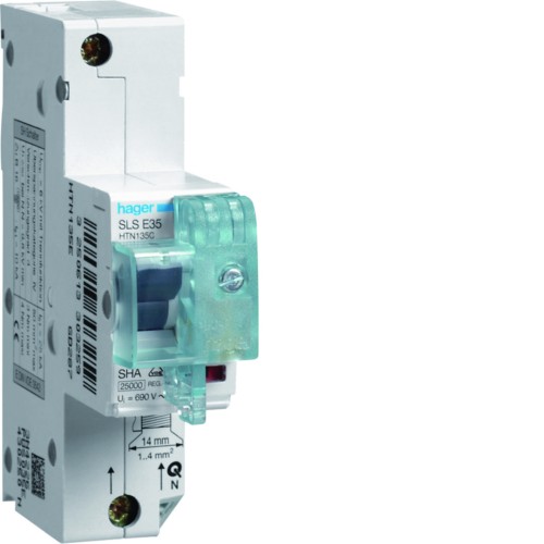 MCB SLS Wyłącznik nadprądowy selektywny 1P Cs 35A TS35 HTN135C Hager