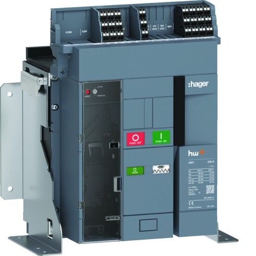 ACB HW1 55kA 400A 3P Wyłącznik powietrzny stacjonarny do wyzwalacza sentinel HW1M304FB Hager