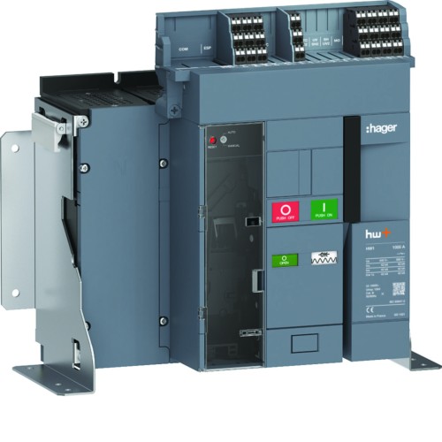 ACB HW1 42kA 1000A 4P Wyłącznik powietrzny stacjonarny do wyzwalacza sentinel HW1N410FB Hager