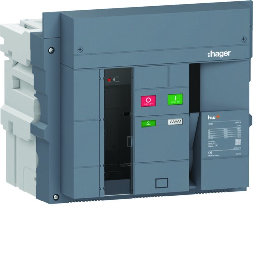 ACB HW4 120kA 1250A 3P Wyłącznik powietrzny wysuwny do wyzwalacza sentinel HW4P312DB Hager