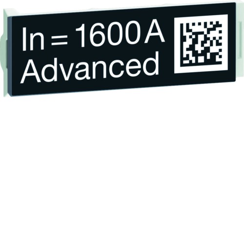 ACB HW2/4 Wtyczka z oznaczeniem znamionowym wyłącznika 1600A Advanced HWW709H Hager