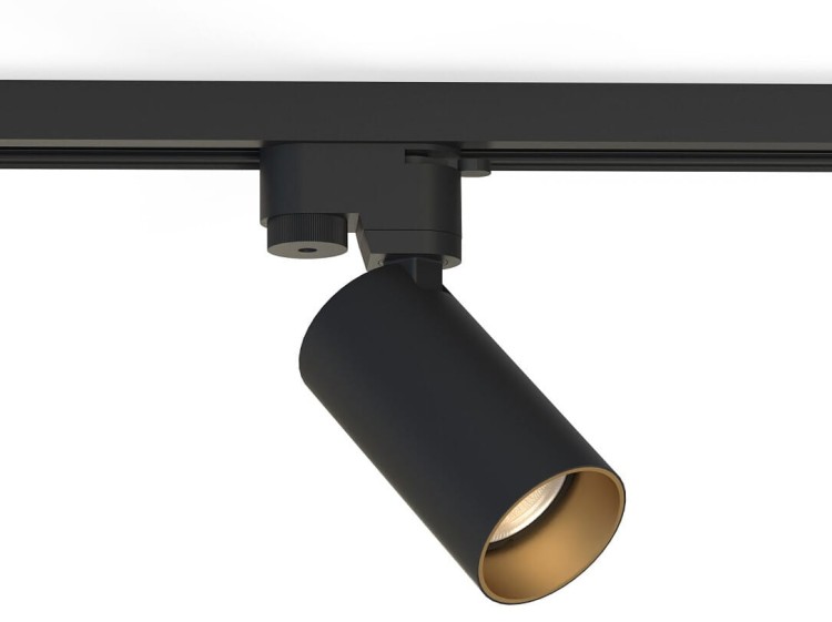 Lampa szynowa Reflektor szynowy jednofazowa PROFILE MONO BLACK/GOLD 7582 NOWODVORSKI Lighting GU10 Loft nowoczesna sufitowa ścienna oświetlenie szynowe 230V do szynoprzewodu czarno-złota czarna Inspiracje Premium
