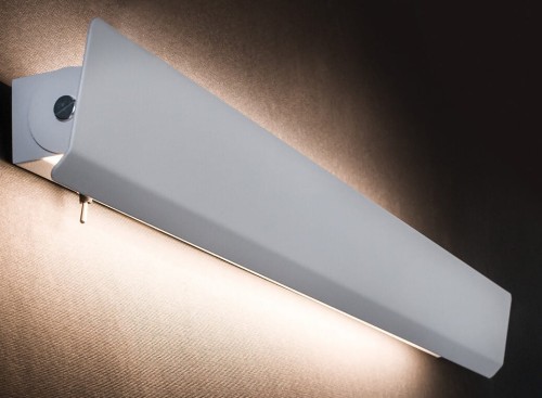 Lampa ścienna regulowana kinkiet z włącznikiem WING LED WHITE 7543 NOWODVORSKI Lighting T8 60cm Loft nowoczesna oświetleniowa biała biały Inspiracje Premium