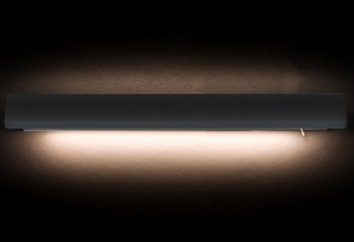 Lampa ścienna regulowana kinkiet z włącznikiem WING LED BLACK 7550 NOWODVORSKI Lighting T8 60cm Loft nowoczesna oświetleniowa czarna czarny Inspiracje Premium