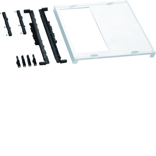 univers N HC 450x500mm zestaw dla 9 rozłącz.listw. NH00 na system szyn 60mm dół UC32L60 Hager