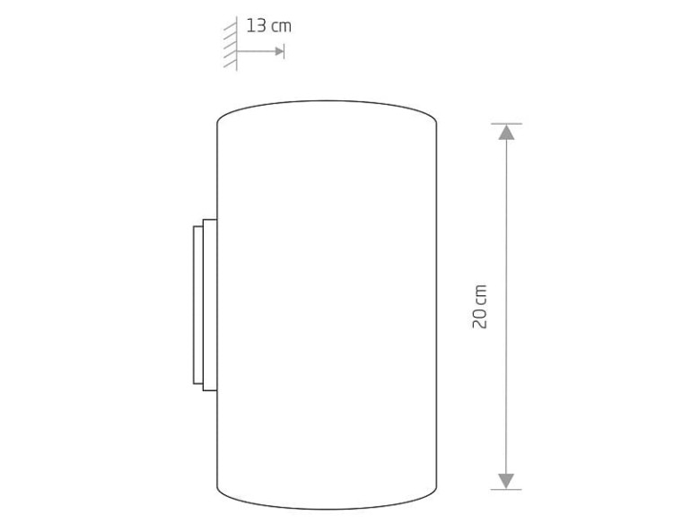 Lampa ścienna TUBE WHITE 9317 NOWODVORSKI Lighting 2xGU10 ES111 Loft nowoczesna lampa oświetleniowa kinkiet biały biała Inspiracje Premium