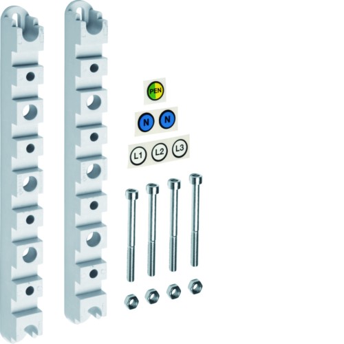 univers N HC uchwyt szyn zbiorczych UST4 1600A dla Cu 2x 40x10 4-biegunowy UST447 Hager