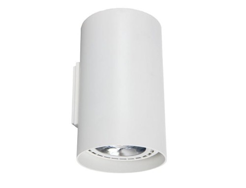Lampa ścienna TUBE WHITE 9317 NOWODVORSKI Lighting 2xGU10 ES111 Loft nowoczesna lampa oświetleniowa kinkiet biały biała Inspiracje Premium