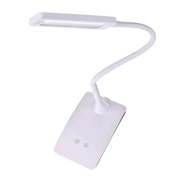 Lampa biurkowa Eddy Z7599W Emos LED lampka giętka wyginana Biała