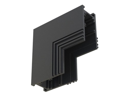 Narożnik pionowy Łącznik do szynoprzewodu kątowy L niskonapięciowy System LVM RECESSED INSIDE CORNER 10160 NOWODVORSKI Lighting Loft nowoczesna sufitowy ścienny do oświetlenie szynowe listwa podtynkowa zawieszana 48V złączka czarny Inspiracje Premium