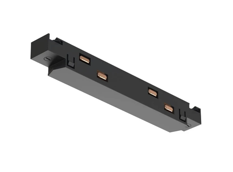 Moduł przewodzący Prosty zasilania do szynoprzewodu Szyny LED 48V niskonapięciowy System LVM STRAIGHT CONDUCTIVE MODULE 10167 NOWODVORSKI Lighting Loft oświetlenie szynowe natynkowa podtynkowa magnetycznego ARCHLINES Inspiracje Premium