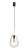 Lampa sufitowa wisząca Industrialna Loft PEAR S 8673 NOWODVORSKI Lighting oświetleniowa żyrandol nowoczesna szklana bańka gruszka ze złotym Premium - Outlet