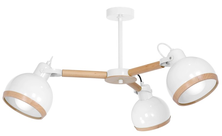 Żyrandol OVAL WHITE 3xE27 MLP8655 Milagro