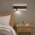Kinkiet Resort Czarny Lewy 10W + 3W LED 4000K ML1570 Milagro
