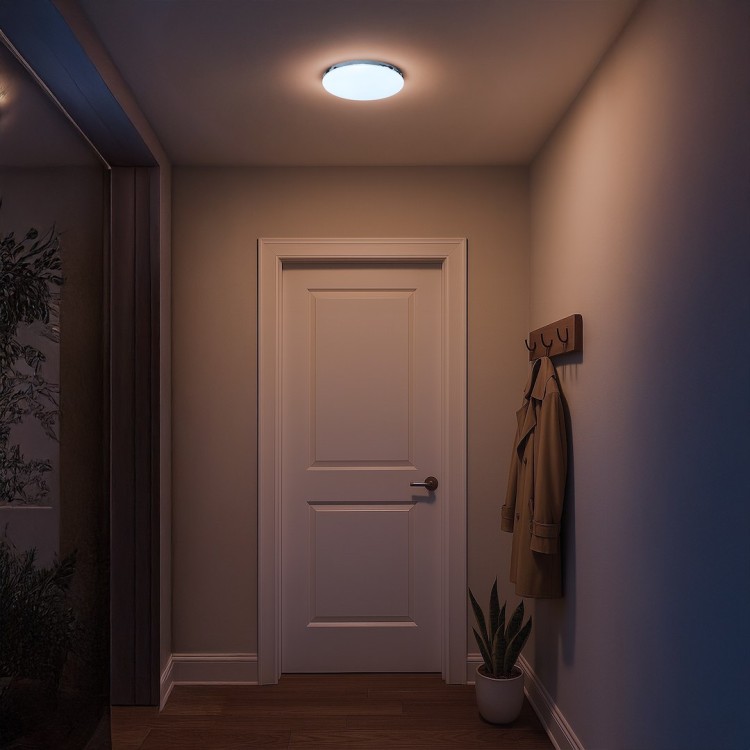 Plafon MAYA CHROME 15W LED IP44 Ø330 mm ML1658 Milagro