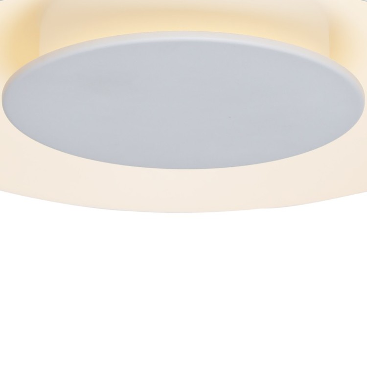 Lampa sufitowa Piattino Biały 30W LED 3000K-4000k-6000K ML1810 Milagro