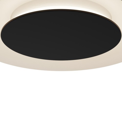 Lampa sufitowa Piattino Czarny 30W LED 3000K-4000k-6000K ML1811 Milagro
