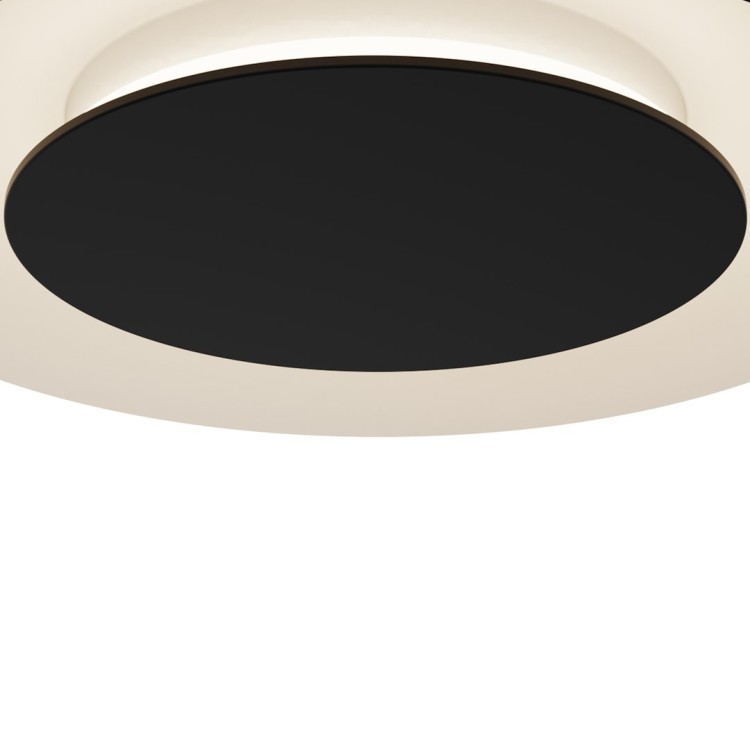Lampa sufitowa Piattino Czarny 30W LED 3000K-4000k-6000K ML1811 Milagro
