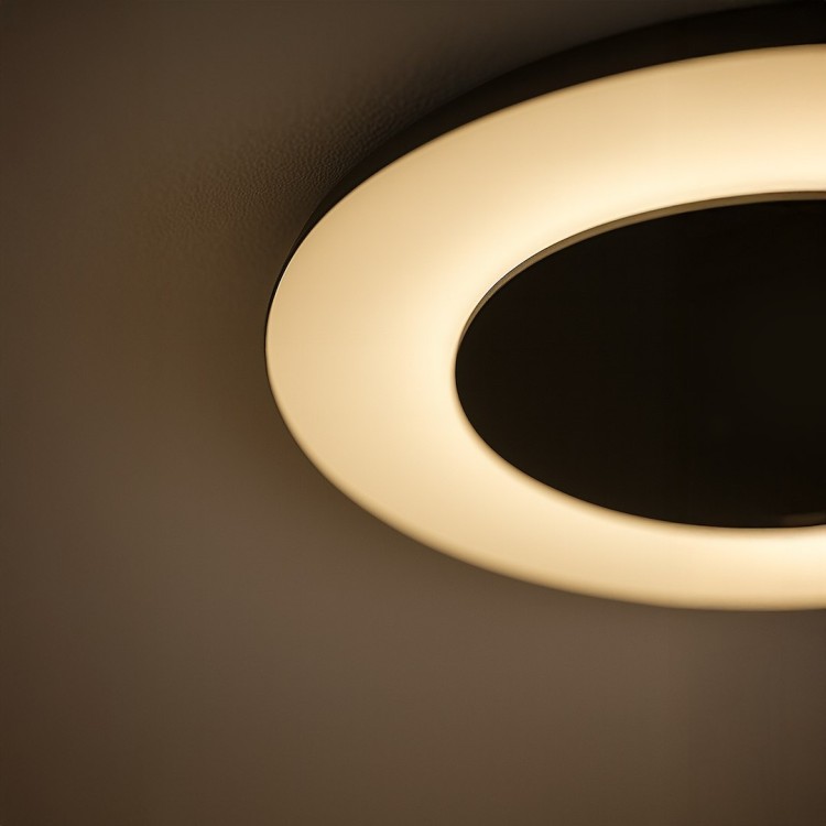 Lampa sufitowa Piattino Czarny 30W LED 3000K-4000k-6000K ML1811 Milagro