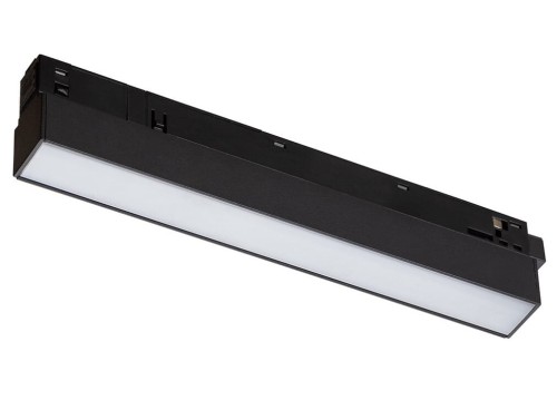 Oprawa Liniowa Lampa LED 20cm 9W do Szynoprzewodu Szyny niskonapięciowy System LVM LINE LED 9W 10143 NOWODVORSKI Lighting 3000K Loft nowoczesna sufitowy ścienny oświetlenie szynowe listwa natynkowa podtynkowa zawieszana 48V czarna Inspiracje Premium