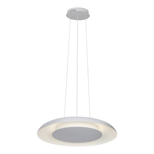 Lampa wisząca Piattino Biały 30W LED 3000K-4000k-6000K ML1813 Milagro