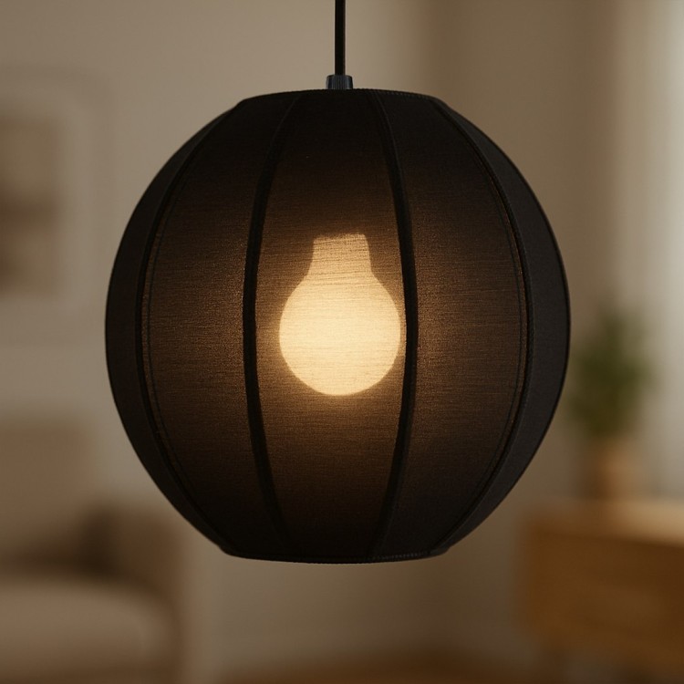 Lampa wisząca Dana Czarny 1xE27 ML1806 Milagro