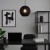 Lampa wisząca Dana Czarny 1xE27 ML1806 Milagro