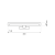 Kinkiet MIRORE SILVER 5W 30cm ML2030 Milagro
