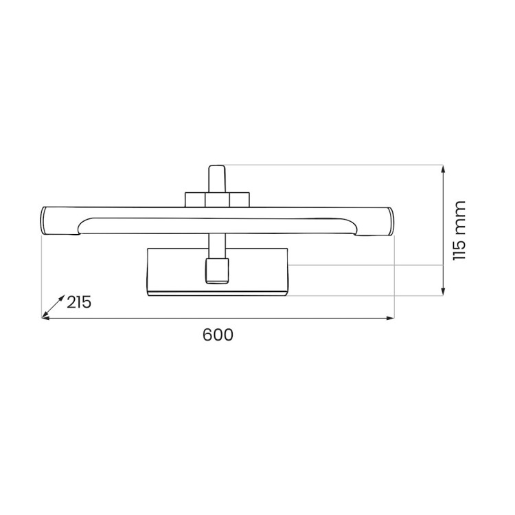 Kinkiet VINCI 15W 60cm ML2034 Milagro
