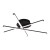 Lampa sufitowa STICK 12W LED ML1850 Milagro