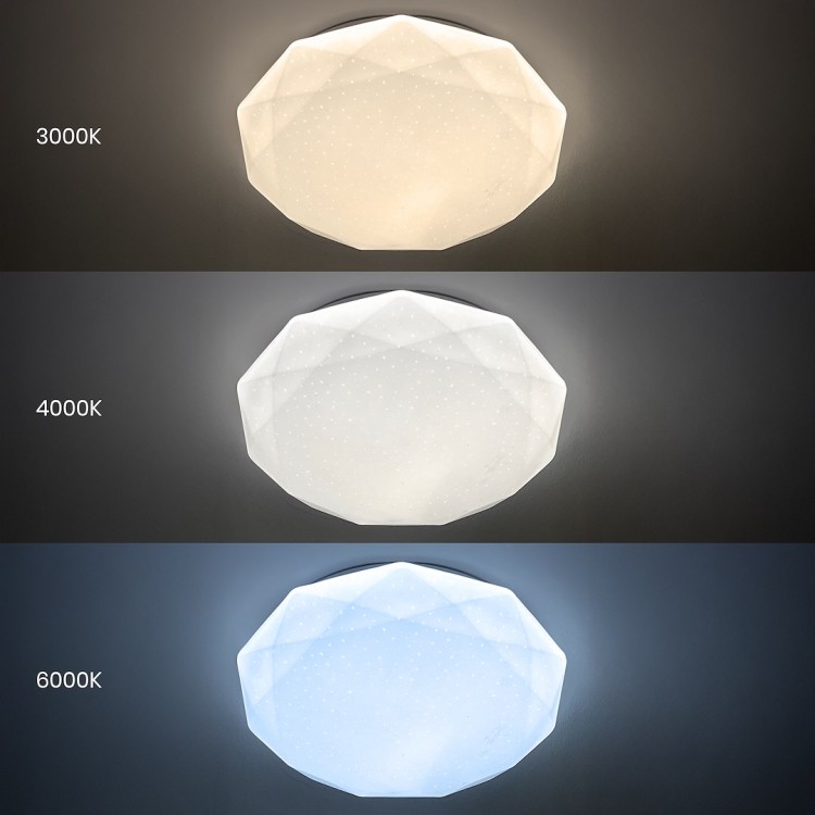 Plafon HEX 72W LED Ø500 + pilot ML1870 Milagro