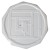 Plafon HEX 72W LED Ø500 + pilot ML1870 Milagro