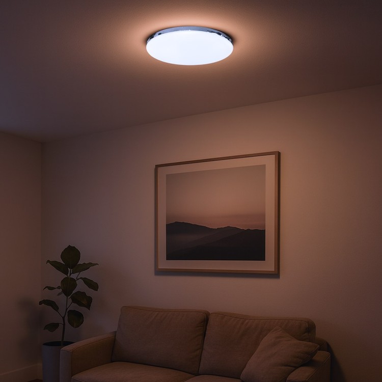 Plafon MAYA Chrome 36W LED Ø500 ML1833 Milagro