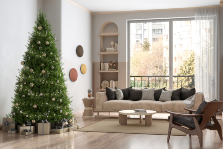 Lampa ścienna Kinkiet Industrialny Loft RING LED M 10350 NOWODVORSKI Lighting 10W 3000K okrąg koło 25cm metal satynowe złoto nowoczesna oprawa oświetleniowa dekoracyjna Inspiracje Premium