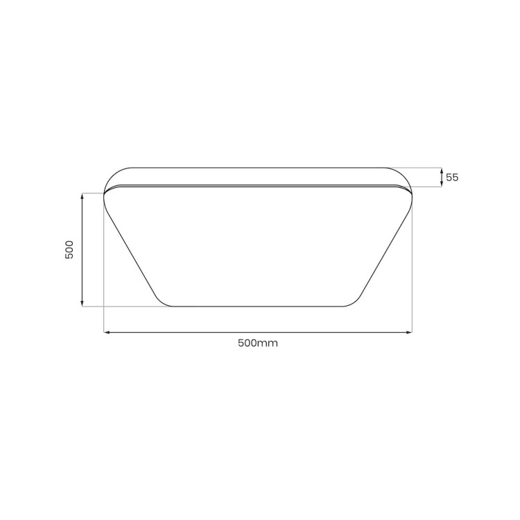 Plafon Nemo Czarny 36W LED ML1836 Milagro