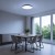 Plafon Siena Czarny 80W LED Ø750 mm + pilot ML1834 Milagro