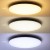Plafon Siena Czarny 80W LED Ø750 mm + pilot ML1834 Milagro
