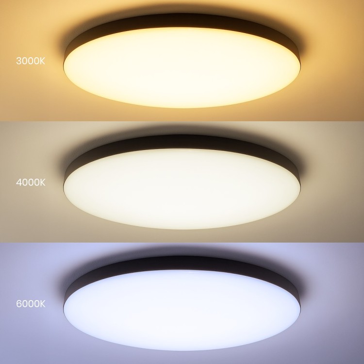 Plafon Siena Czarny 80W LED Ø750 mm + pilot ML1834 Milagro