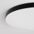 Plafon Siena Czarny 80W LED Ø750 mm + pilot ML1834 Milagro