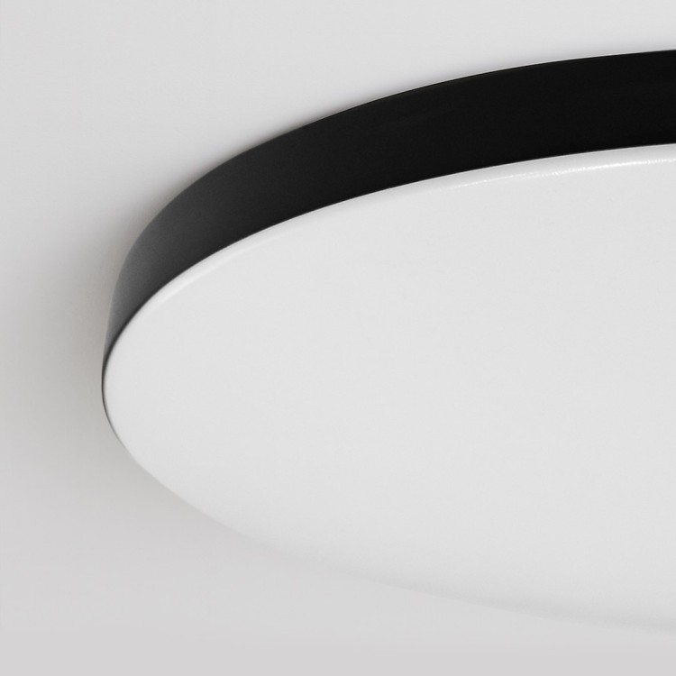 Plafon Siena Czarny 80W LED Ø750 mm + pilot ML1834 Milagro