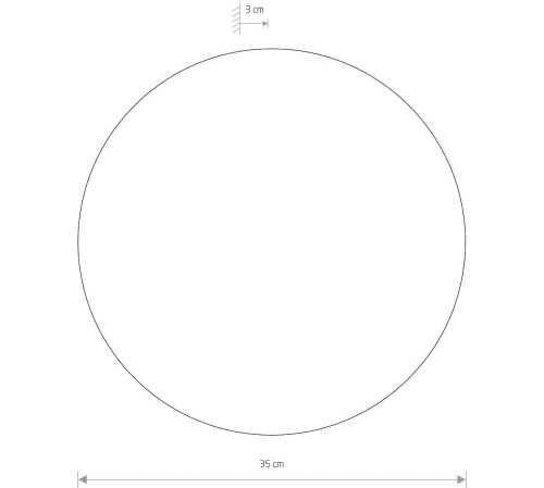 Lampa ścienna Kinkiet Industrialny Loft RING LED L 10351 NOWODVORSKI Lighting 15W 3000K okrąg koło 35cm metal satynowe złoto nowoczesna oprawa oświetleniowa dekoracyjna Inspiracje Premium