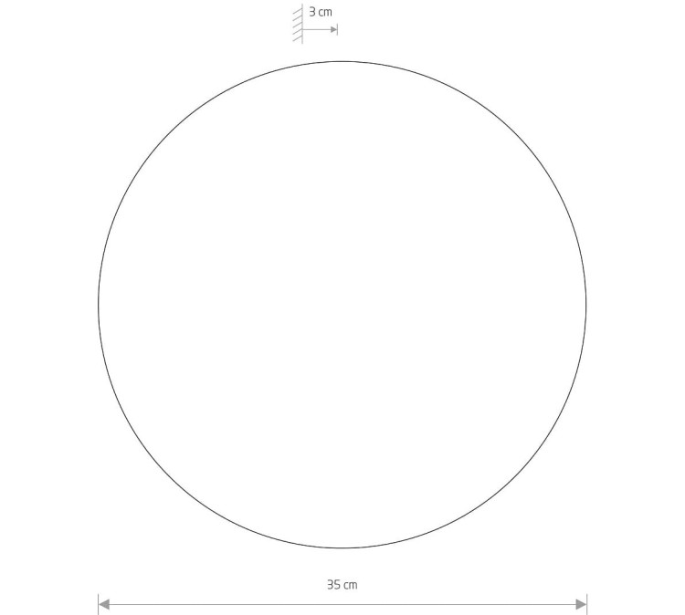 Lampa ścienna Kinkiet Industrialny Loft RING LED L 10351 NOWODVORSKI Lighting 15W 3000K okrąg koło 35cm metal satynowe złoto nowoczesna oprawa oświetleniowa dekoracyjna Inspiracje Premium
