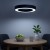 Lampa wisząca Union Czarny 40W LED 3000-4000-6000K ML1866 Milagro