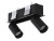 Lampa sufitowa listwa szyna podtynkowa MONO DEEP II BLACK 10460 NOWODVORSKI Lighting 2x GU10 Spot oświetleniowa nowoczesna sufitowa metal czarna czarny jak szynoprzewód Inspiracje Premium